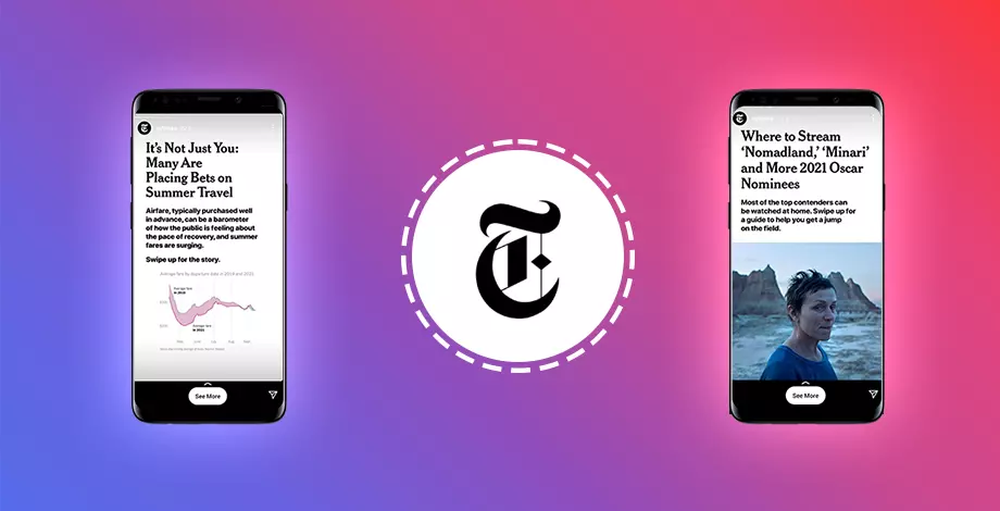New York Times Instagram Story